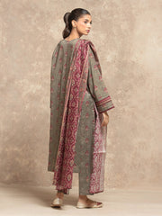 edenrobe Allure Unstitched Printed Khaddar 3Pc Suit EWU5A3-36122