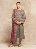 edenrobe Allure Unstitched Printed Khaddar 3Pc Suit EWU5A3-36122