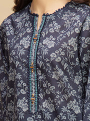 edenrobe Allure Unstitched Printed Khaddar 3Pc Suit EWU5A3-36124