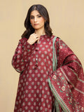 edenrobe Allure Unstitched Printed Khaddar 3Pc Suit EWU5A3-36129