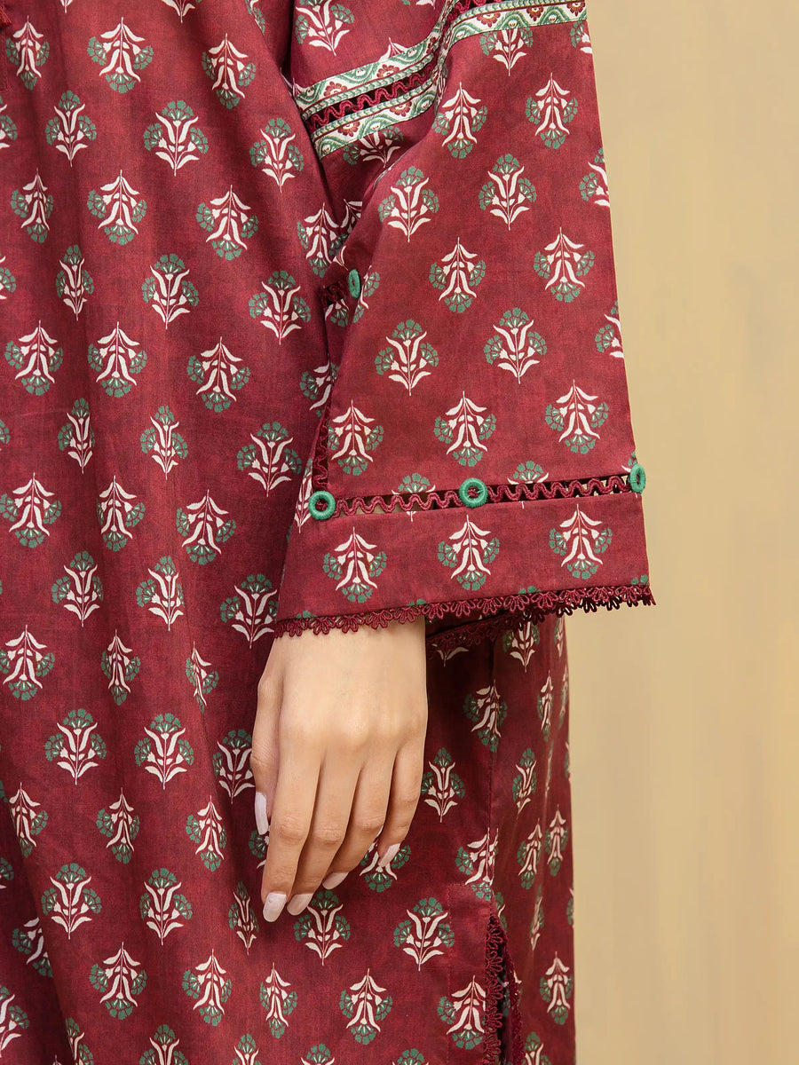 edenrobe Allure Unstitched Printed Khaddar 3Pc Suit EWU5A3-36129