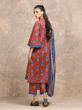 edenrobe Allure Unstitched Printed Khaddar 3Pc Suit EWU5A3-36131