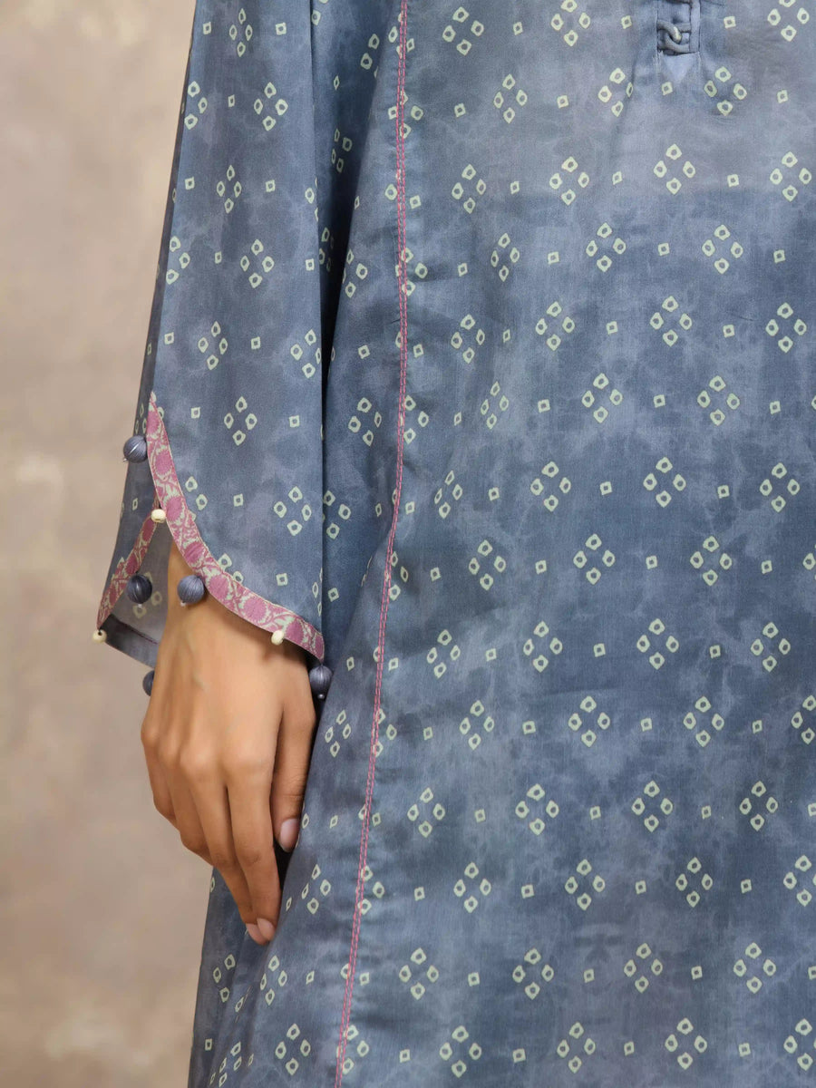 edenrobe Allure Unstitched Printed Khaddar 3Pc Suit EWU5A3-36132