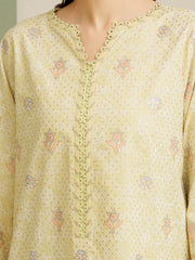 edenrobe Merak Block Art Printed Cambric Unstitched 3Pc Suit EWU5M1-030