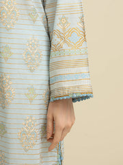 edenrobe Merak Block Art Printed Cambric Unstitched 3Pc Suit EWU5M1-031