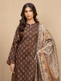 edenrobe Allure Unstitched Printed Khaddar 3Pc Suit EWU5M3-003