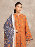 edenrobe Allure Unstitched Printed Khaddar 3Pc Suit EWU5M3-004