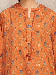 edenrobe Allure Unstitched Printed Khaddar 3Pc Suit EWU5M3-004