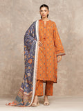 edenrobe Allure Unstitched Printed Khaddar 3Pc Suit EWU5M3-004