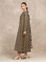 edenrobe Allure Unstitched Printed Khaddar 3Pc Suit EWU5M3-005