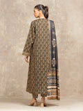 edenrobe Allure Unstitched Printed Khaddar 3Pc Suit EWU5M3-005