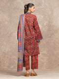 edenrobe Allure Unstitched Printed Khaddar 3Pc Suit EWU5M3-006
