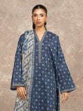 edenrobe Allure Unstitched Printed Khaddar 3Pc Suit EWU5M3-007
