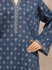 edenrobe Allure Unstitched Printed Khaddar 3Pc Suit EWU5M3-007