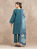edenrobe Allure Unstitched Printed Khaddar 3Pc Suit EWU5M3-008