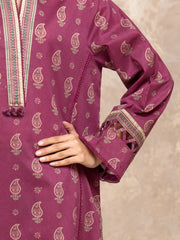 edenrobe Allure Unstitched Printed Khaddar 3Pc Suit EWU5M3-010