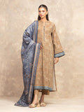 edenrobe Allure Unstitched Printed Khaddar 3Pc Suit EWU5M3-011