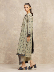 edenrobe Allure Unstitched Printed Khaddar 3Pc Suit EWU5M3-013