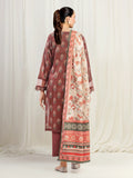 edenrobe Allure Unstitched Printed Khaddar 3Pc Suit EWU5M3-017