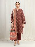 edenrobe Allure Unstitched Printed Khaddar 3Pc Suit EWU5M3-017