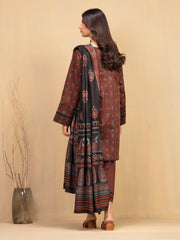 edenrobe Allure Unstitched Printed Khaddar 3Pc Suit EWU5M3-020
