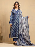 edenrobe Allure Unstitched Printed Khaddar 3Pc Suit EWU5M3-025
