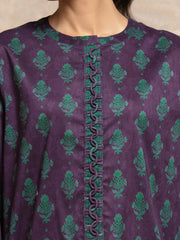 edenrobe Allure Unstitched Printed Khaddar 3Pc Suit EWU5M3-026