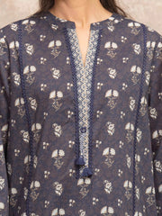 edenrobe Allure Unstitched Printed Khaddar 3Pc Suit EWU5M3-028