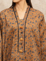 edenrobe Allure Unstitched Printed Khaddar 3Pc Suit EWU5M3-029