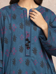 edenrobe Allure Unstitched Printed Khaddar 3Pc Suit EWU5M3-031