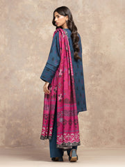 edenrobe Allure Unstitched Printed Khaddar 3Pc Suit EWU5M3-031