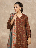 edenrobe Allure Unstitched Printed Khaddar 3Pc Suit EWU5M3-033