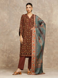 edenrobe Allure Unstitched Printed Khaddar 3Pc Suit EWU5M3-033