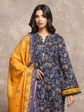 edenrobe Allure Unstitched Printed Khaddar 3Pc Suit EWU5M3-038