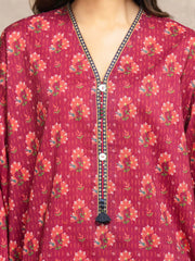 edenrobe Allure Unstitched Printed Khaddar 3Pc Suit EWU5M3-039