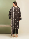 edenrobe Merak Unstitched Printed Zari Lawn 3Pc Suit EWU5M6-001