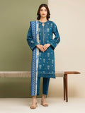 edenrobe Merak Unstitched Printed Zari Lawn 3Pc Suit EWU5M6-005