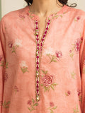 edenrobe Merak Unstitched Printed Zari Lawn 3Pc Suit EWU5M6-007