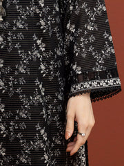 edenrobe Merak Unstitched Printed Zari Lawn 3Pc Suit EWU5M6-014