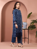 edenrobe Merak Unstitched Printed Zari Lawn 3Pc Suit EWU5M6-018