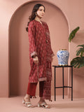 edenrobe Merak Unstitched Printed Zari Lawn 3Pc Suit EWU5M6-020