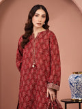 edenrobe Merak Unstitched Printed Zari Lawn 3Pc Suit EWU5M6-020