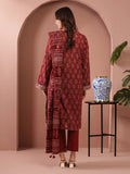 edenrobe Merak Unstitched Printed Zari Lawn 3Pc Suit EWU5M6-020