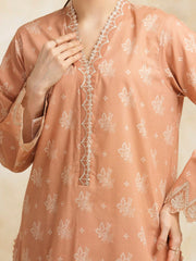 edenrobe Premium Embroidered Lawn Unstitched 3Pc Suit EWU5V1-31061