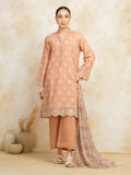 edenrobe Premium Embroidered Lawn Unstitched 3Pc Suit EWU5V1-31061