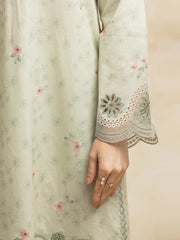 edenrobe Premium Embroidered Lawn Unstitched 3Pc Suit EWU5V1-31062