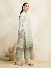 edenrobe Premium Embroidered Lawn Unstitched 3Pc Suit EWU5V1-31062