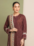 edenrobe Premium Embroidered Lawn Unstitched 3Pc Suit EWU5V1-31064