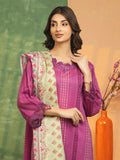 edenrobe Premium Embroidered Lawn Unstitched 3Pc Suit EWU5V1-31065