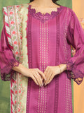 edenrobe Premium Embroidered Lawn Unstitched 3Pc Suit EWU5V1-31065